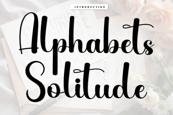 Alphabets Solitude: A Script of Intimate Elegance