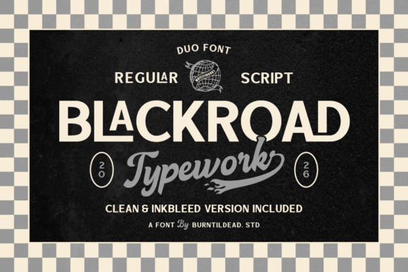 Blackroad: A Bold Typeface for Vintage and Modern Design