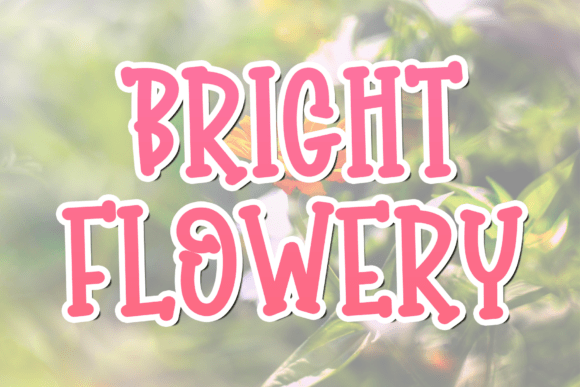 Bright Flowery: A Modern Script for Elegant Branding
