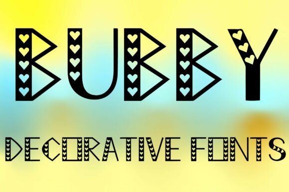 Bubby: The Heart-Inspired Font for Creative Branding