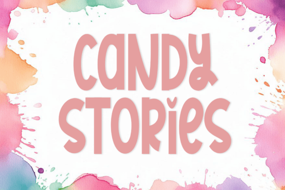 Candy Stories: An Autumnal Script with Rhythmic Sophistication