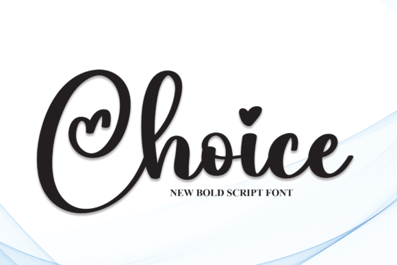 Choice: The Creative Font Connecting Hearts to Your Designs