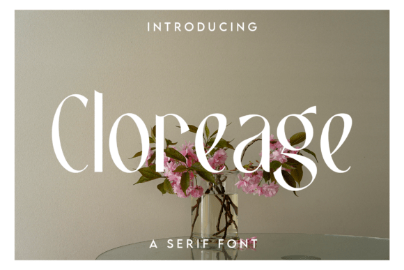 Cloreage: The Quiet Confidence of a Modern Serif