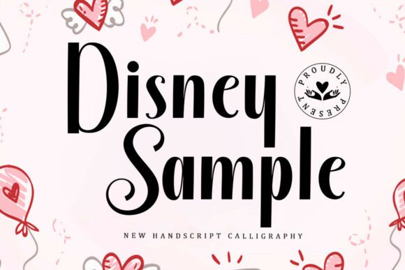 Disney Sample: A Script Font for Timeless Elegance