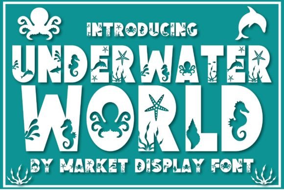 Dive into Whimsy: The Underwater World Font