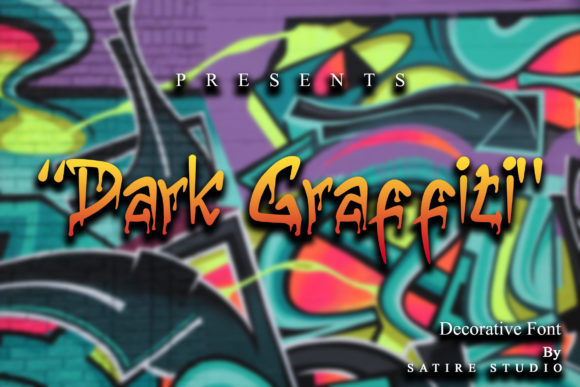 Drak Graffiti: The Melting Display Font for Bold Brands