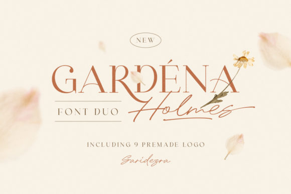 Gardena Holmes: A Chic Serif & Script Duo for Modern Designers