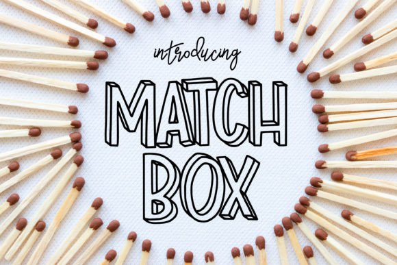 Match Box: Igniting Creativity with 3D Display Typography