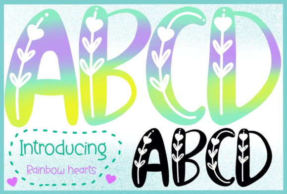 Rainbow Hearts: Adding Playful Charm to Your Projects