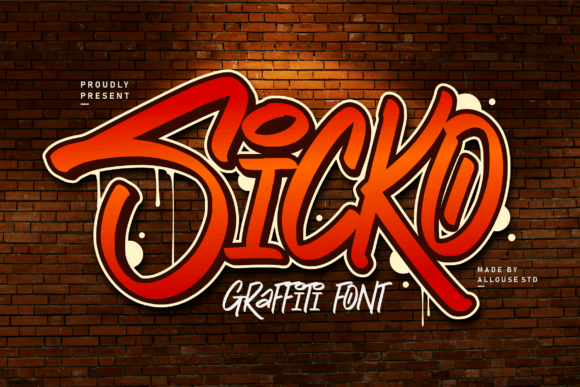 Sicko: The Bold Grafitti Font for Edgy Branding
