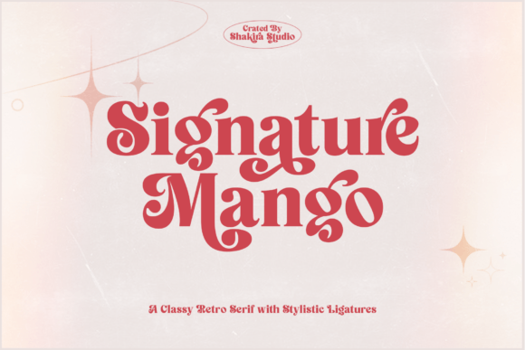 Signature Mango: A Modern Retro Serif for Today's Design