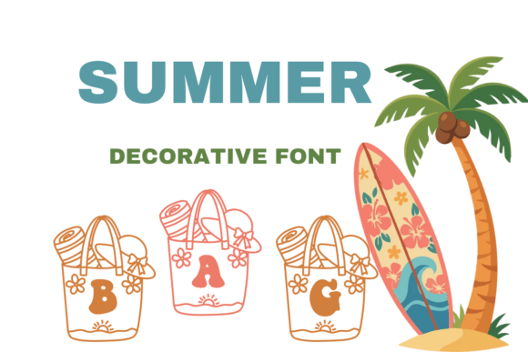 Summer Bag: A Creative Font for Notes, Cards, and Beyond